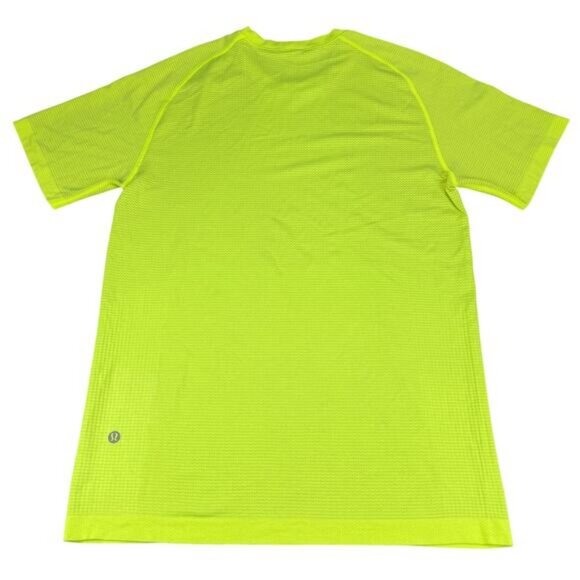 LULULEMON Metal Vent Tech Short-Sleeve Shirt Size Small Highlight Yellow - Picture 7 of 8